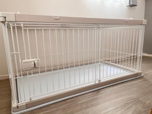 ペットケージ　サークル　ホワイト　犬