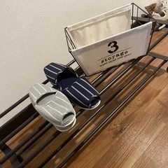 オシャレアイアンシューズラックの画像