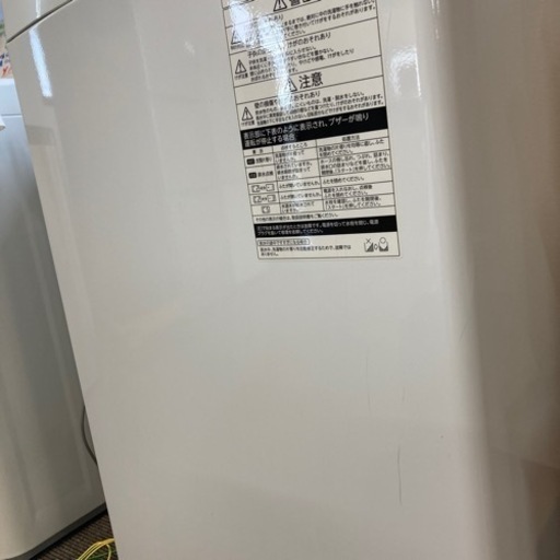 冷蔵庫とご購入で1000円OFF【中古品】TOSHIBA 東芝電気洗濯機 AW-45M7 2019年製 4.5kg 通電のみ確認済み 