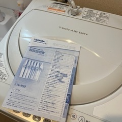 TOSHIBA 洗濯機4.2kg 取りに来てくださる方優先の画像