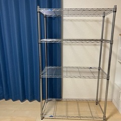 ステンレスラック(91.5cm×46cm×155.5cm)、パワ...