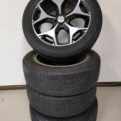225/55R18 夏タイヤアルミセット フォレスター 2014年製 