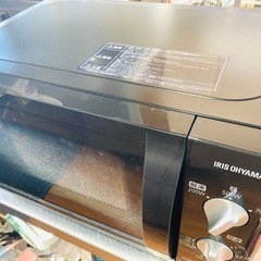 アイリスオーヤマ　電子レンジ（黒）の画像