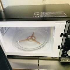 アイリスオーヤマ　電子レンジ（黒）の画像