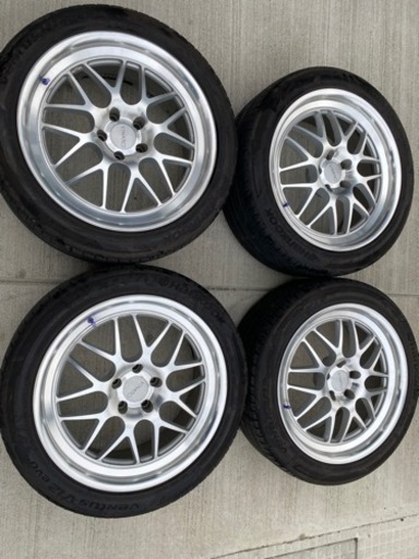 19×8.5j+35 PCD114.3 MLJ 深リム47mm