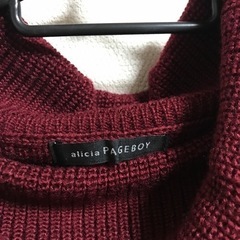 最終価格　PAGEBOYニットベストの画像
