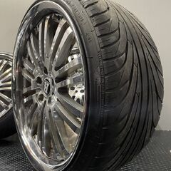 【NANKANG 255/30ZR20 HAIDA 225/30ZR20 】夏タイヤ【WORK REZAX レザックス 20インチ 10J/8.5J5HPCD114.3+50/+44】メッキ 　(VTY571)クレジットカード QRコード決済可能の画像