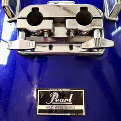 《手渡しのみ》パール バスドラム Pearl WILD WINGシリーズ ブルーの画像