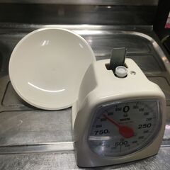 タニタ クッキングスケール キッチン はかり 料理  アナログ 1kg の画像