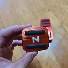 N-BOX アルミペダル　赤色の画像