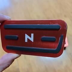 N-BOX アルミペダル　赤色の画像