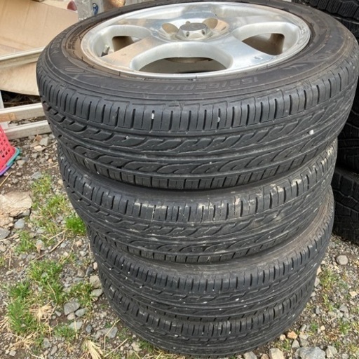 155/65R 14アルミホイールタイヤセット