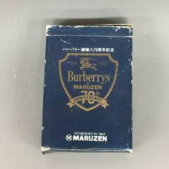 🔷🔶🔷BF3/51　【未使用品】Burberrys バーバリー 直輸入70周年記念 トランプ 保管ケース付き MARUZEN マルゼン プレイングカード🔷🔶🔷の画像