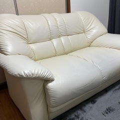 白いソファー お譲りします。