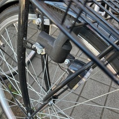 🚲極美品🚲26インチ 自転車 軽快車 ママチャリ シルバー 527の画像