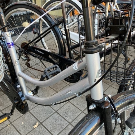?極美品?26インチ 自転車 軽快車 ママチャリ シルバー 527