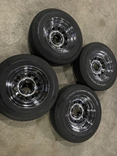 社外スチールメッキホイール ハイエース等