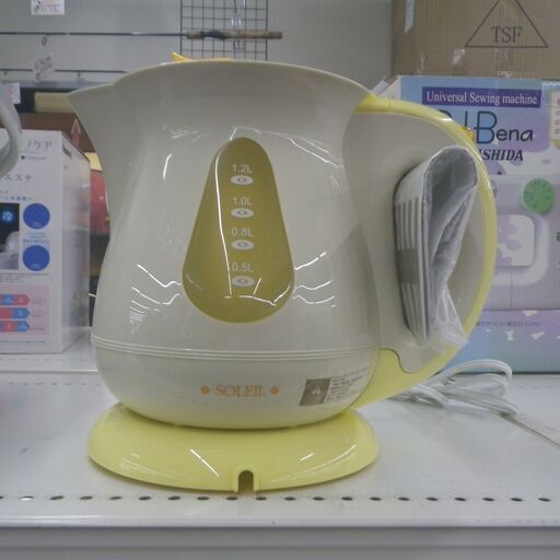 ソレイユ 1.2L電気ケトル SL-27【モノ市場東浦店】41
