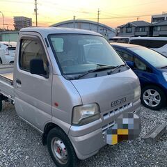 スズキ 軽トラック　AＴ　三方開　エアコン付き