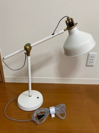 値下げしました‼️美品　IKEA RANARP ラーナルプ ワークランプ, オフホワイト