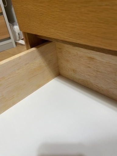 美品【TOHMA/東馬】OCTA 北欧風チェスト 110 無垢 国産　脚なし