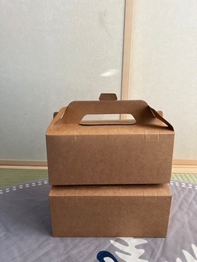 トップオーペン、手提付きケーキ箱、カステラ箱