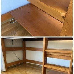 配達可◎ロフトベッド ハシゴ付きの画像