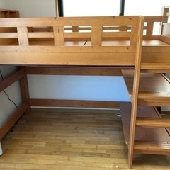 配達可◎ロフトベッド ハシゴ付きの画像