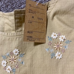 新品　黄色いエプロン　訳ありの画像