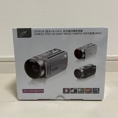 新品未使用のビデオカメラ