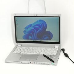 送料無料 高速SSD タッチ可 LTE対応 12.5型 ノートパソコン Panasonic CF-MX5PFBVS 中古美品 第6世代Core i5 4GB DVDRW 無線 Win11 Office