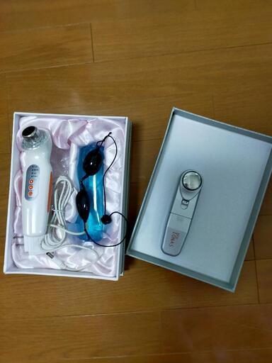 【自信を持って脱マスク】おまけ付き！未使用LED美顔器＆イオン美顔器（中古）