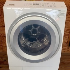 東芝 ドラム式洗濯乾燥機 ZABOONグランホワイト TW-12...