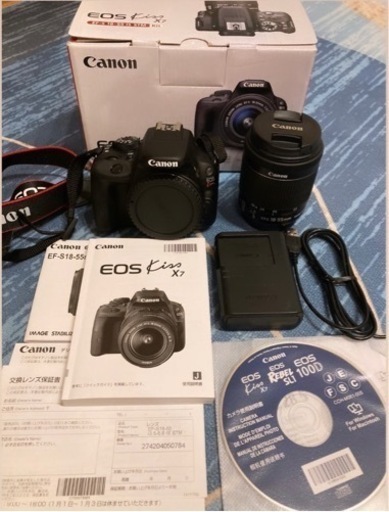 【Canon EOS Kiss X7 新古品】一眼レフカメラ