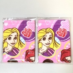 新品♡ディズニープリンセス　ハンドタオル　同柄2枚セット
