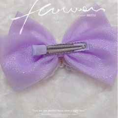 リボンヘアの画像