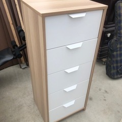 IKEA  ASKVOLL/アスクヴォル 5段チェスト 状態良好...
