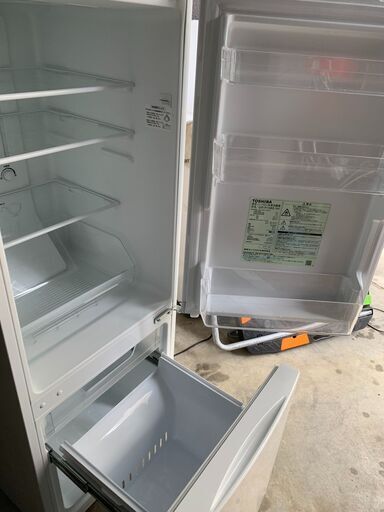 東芝 冷蔵庫★最短当日配送可★無料で配送及び設置いたします★GR-P15BS 2019年製★TOB001