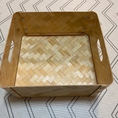 IKEA　竹バスケット
