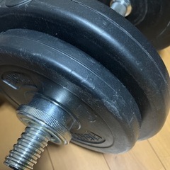 可変式ダンベル　10キロ×2の画像