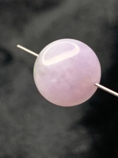 本翡翠玉　ミャンマー産　氷種ヒスイ　ピンクラベンダー　希少　大玉　みずみずしい