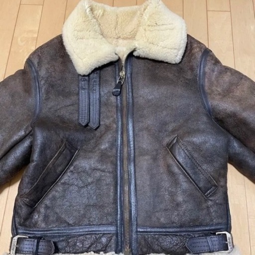 AVIREX  USAムートンジャケット B-3 ボア レザージャケット38