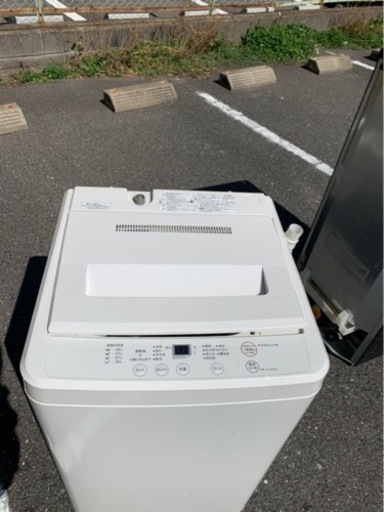 配送可能　無印 良品 ASW-MJ45 洗濯機 乾燥 機能 4.5kg 【大型】