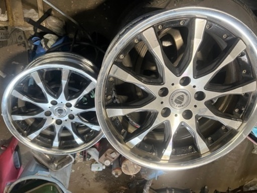 Work SCHWERT SW2 18インチ 7.5jj 114.3 5穴 2本セット