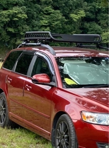 軽くて錆ないアルミルーフラック80mm太い！34800円で購入