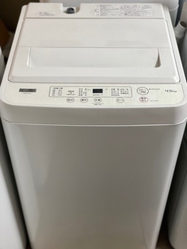 送料・設置込み　洗濯機　4.5kg ヤマダ　2020年