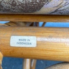 レトロ　籐ソファ　2人掛けソファ　ラタンソファ　ラタンソファー　リゾートの画像