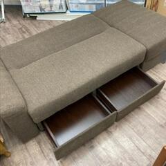 ニトリ　ソファ　二人掛け　収納付　の画像