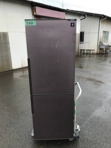700番 シャープ✨冷凍冷蔵庫✨SJ-PD27A-T‼️