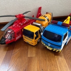 トイコー 消防ヘリ ミキサー車 レッカー車
